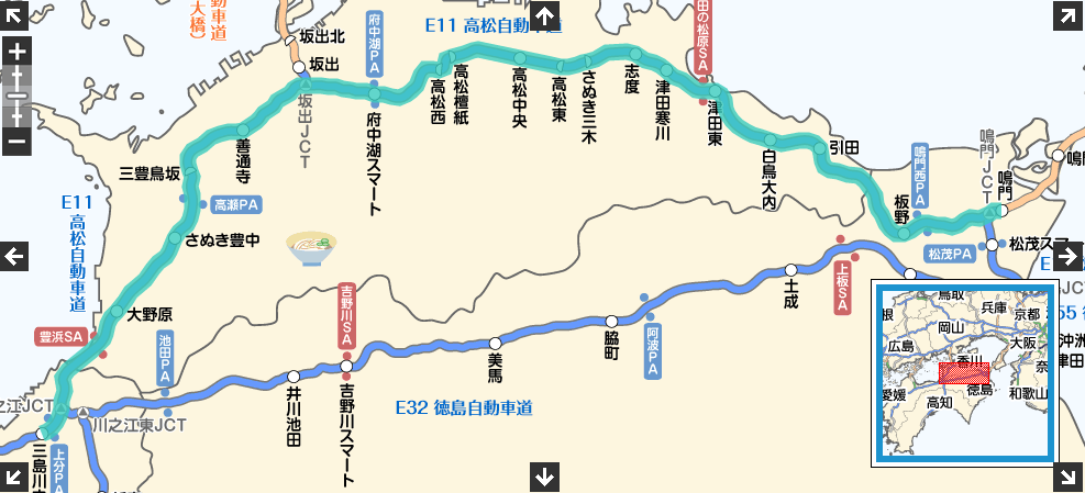 高松道MAP